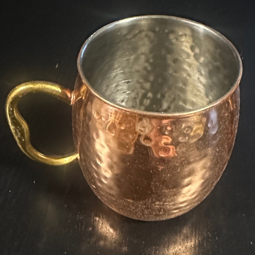 Godinger Copper and Gold Mug
